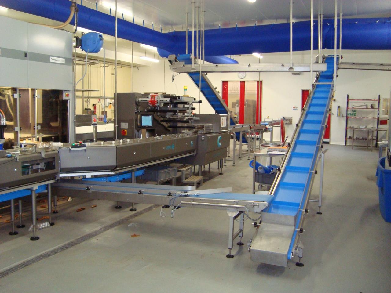 Réseau bandes produits en vrac